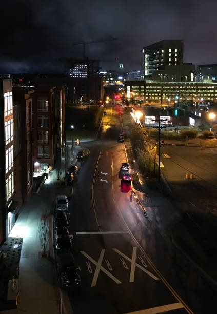 istock Durham at Night in the Rain 1493172097