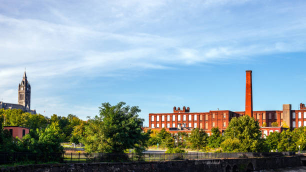 istock Industrial town - Holyoke, Massachusetts 1493175307