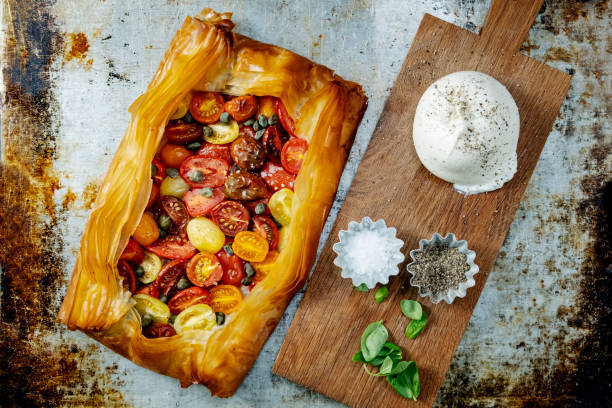 Burrata With Filo Pastry