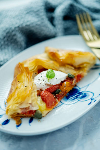 istock Burrata With Filo Pastry 1493177877