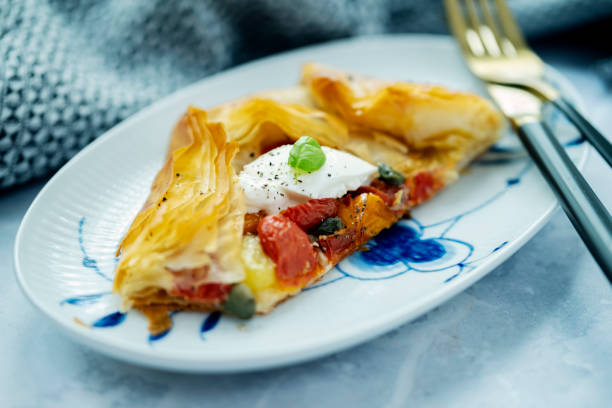 istock Burrata With Filo Pastry 1493177893