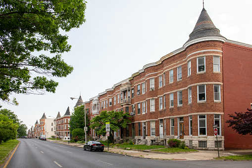 Townhomes in Woodbooke, Baltimore. Maryland.
