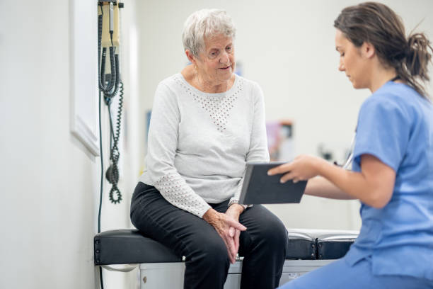 istock Senior at a Medical Appointment 1493183273