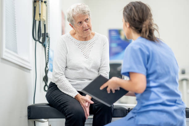 istock Senior at a Medical Appointment 1493183282