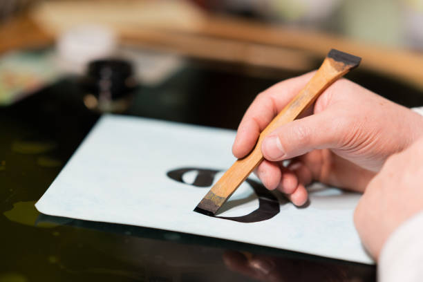 istock Artisan of calligraphy 1493183380