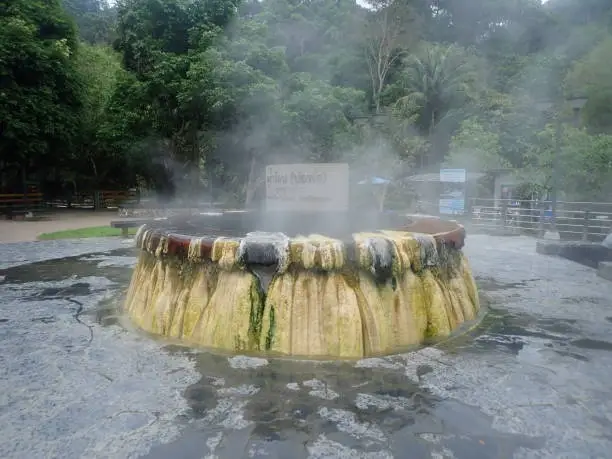 Raksa warin hot spring in Ranong