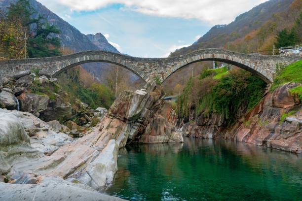 istock some rocks water and a bridge over some water in a valley 1493185570