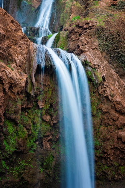 Beautiful Ouzoud waterfalls, Middle Atlas, Morocco.