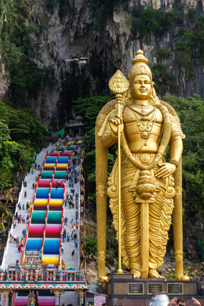 istock Arulmigu Murugan Statue at Batu cave in Kuala Lumpur 1493190017