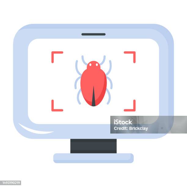 Computer Bug Stock Illustration - Download Image Now - Computer ...