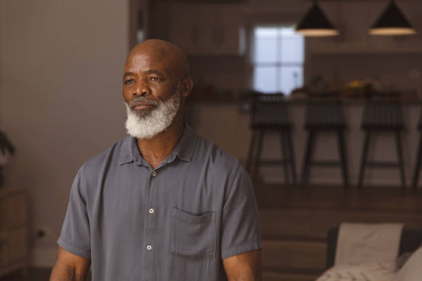 istock Portrait of a serious senior man 1493192640