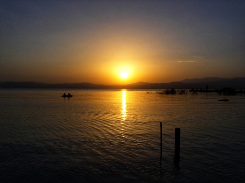 Sunset in Kinneret, Galilee sea