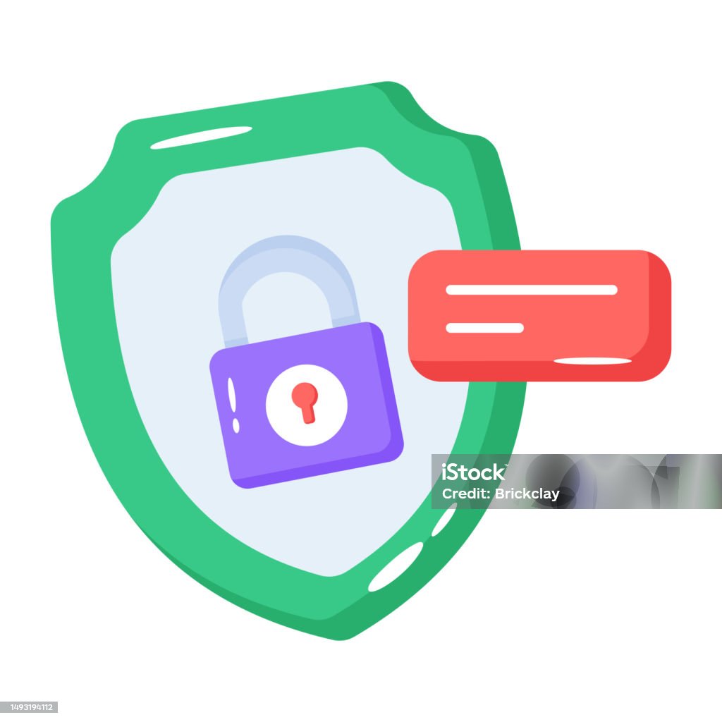 Shield Encryption Icon Shield Lock Stock Illustration - Download Image Now - Encryption, Icon ...