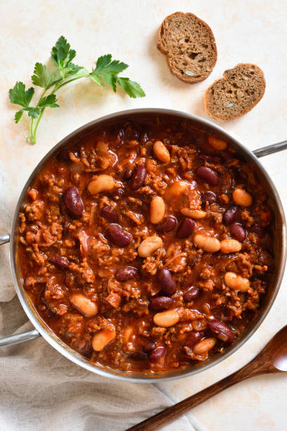 istock Cowboy beans in cooking pan 1493226134
