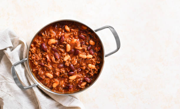 istock Cowboy beans in cooking pan 1493226178