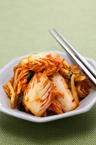 Baechu Kocchori (instant napa cabbage kimchi ), Korean food