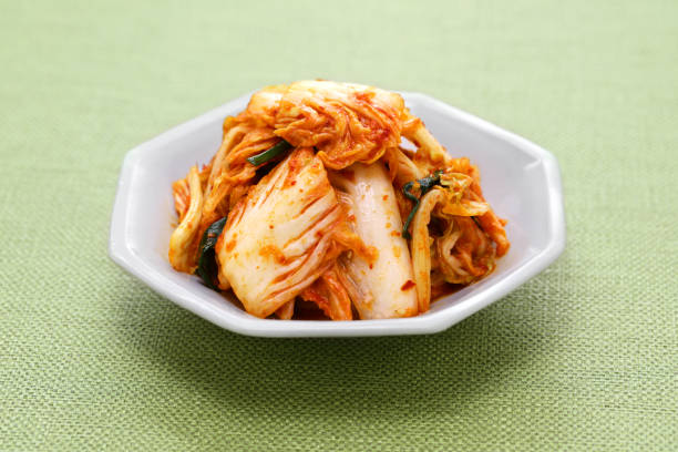 istock Baechu Kocchori (instant napa cabbage kimchi ), Korean food 1493227064
