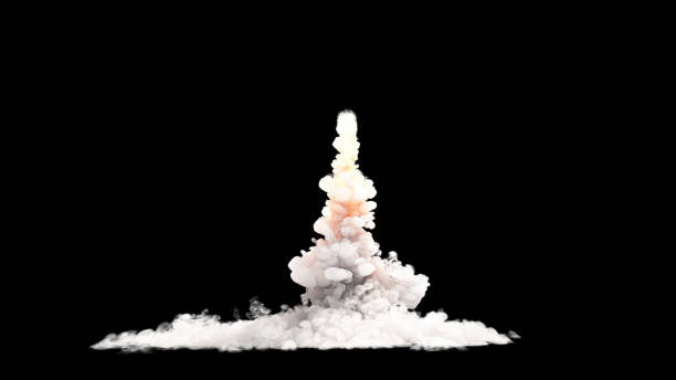 Rocket Launch smoke Rocket Launch smoke. The background can be remove with a blending mode like screen. kick off stock pictures, royalty-free photos & images