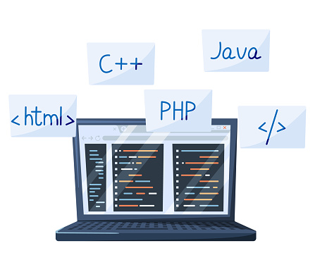 Ilustración de Ingeniería Y Codificación De Programadores Programadores ...