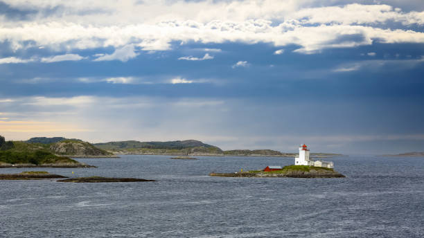 istock Lighthouse on the island Smoela, Norway 1493237781
