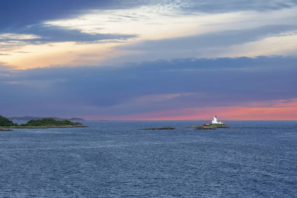 istock Lighthouse on the island Smoela, Norway 1493237789