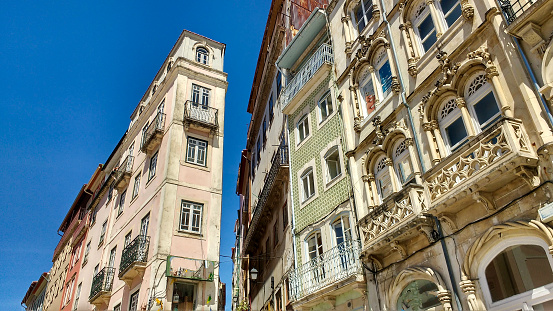 Edificios en Rua do Corpo do Deus, Coimbra, Portugal photo