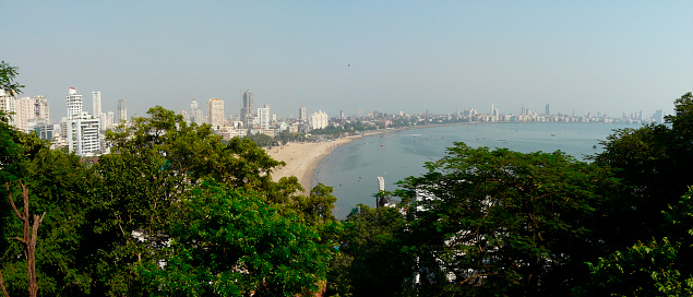 Chowpatty Beach in Mumbai - India