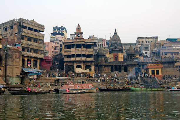 istock Crematorium on the Ganjes River, Benares, Varanasi, India 1493239996