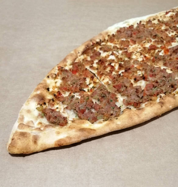 istock Traditional Turkish cuisine Minced Meat Pide 1493252599