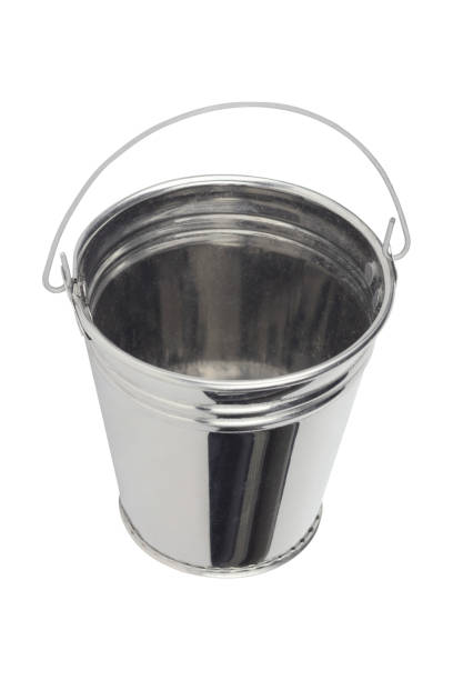 istock Bucket, metal bucket isolated from background 1493253826