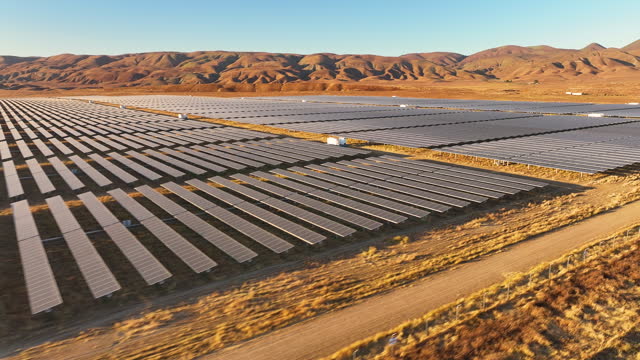 Solar Panels California Aerial Drone San Luis Obispo
