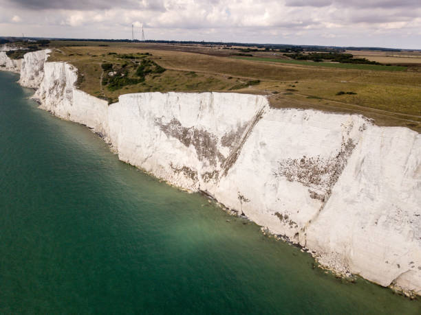 istock Aerial view of The White Cliffs of Dover 1493260793
