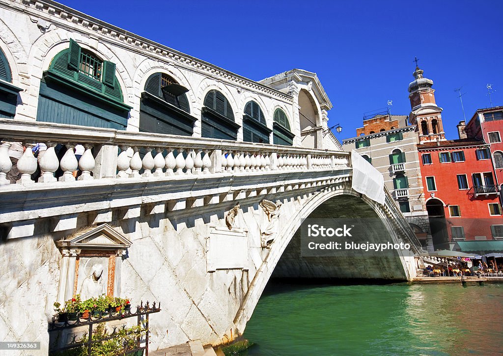 Most Rialto w Wenecji, Włochy - Zbiór zdjęć royalty-free (Architektura)