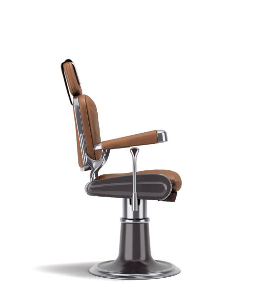 istock leather barber chair with chrome inserts right view 3d render on white 1493273810
