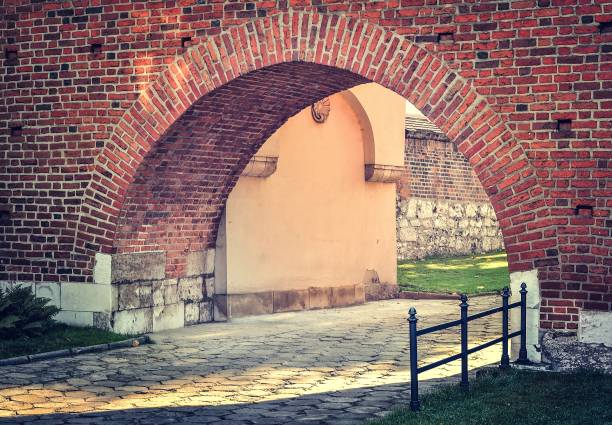 Krakow, Poland: August 22nd, 2019. Exterior view of the famous Wawel Castle in Krakow, Poland