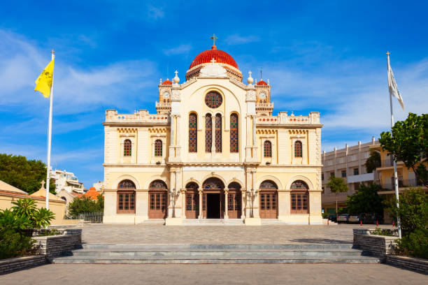 istock Agios Minas Cathedral in Heraklion, Greece 1493277813