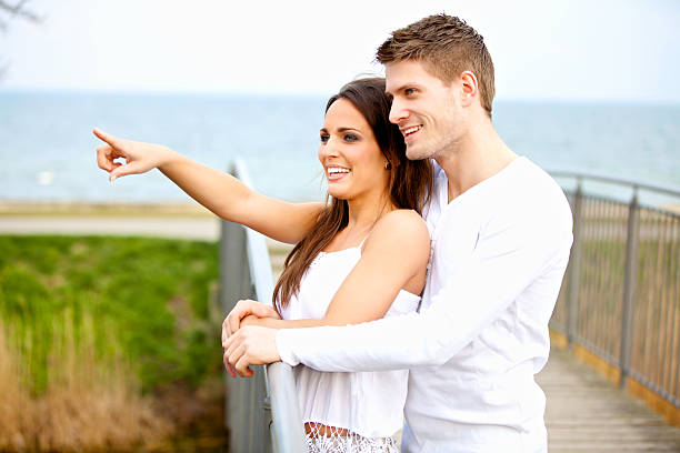 istock Smiling Couple Enjoying Outdoors 149327910