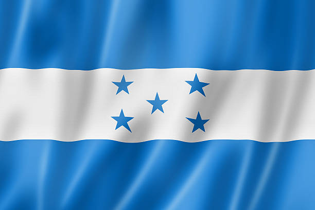 Honduras flag Honduras flag, three dimensional render, satin texture honduras stock pictures, royalty-free photos & images