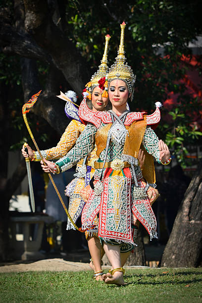 istock khon show in a drama ramayana 149328388