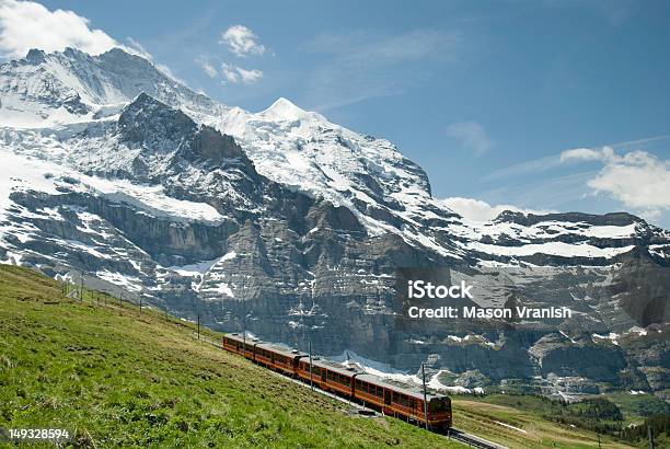 코그 Railway Train 스위스 클라이네 샤이데크에 대한 스톡 사진 및 기타 이미지 - 클라이네 샤이데크, 0명, 관광 열차