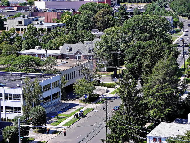 istock Stamford Aerial View 1493288548