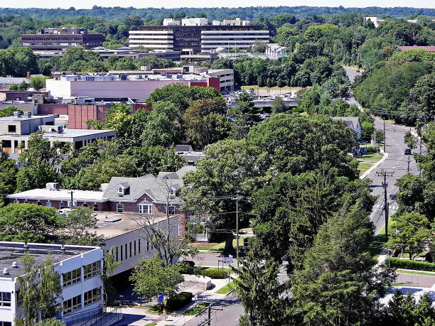 istock Stamford Aerial View 1493288646