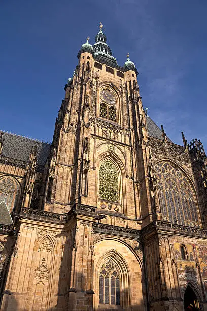 St.Vitus church in Prague.Czech republic. Vertical position.