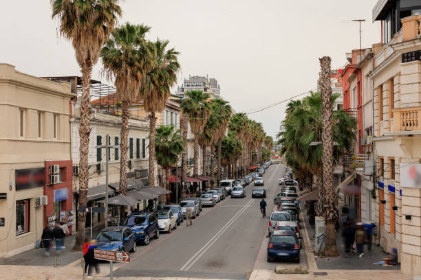 istock Street in Durres, Albania 1493301145