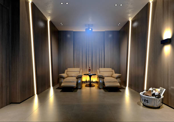 istock 3d render home cinema room 1493302547