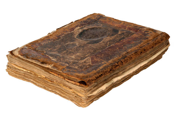istock Front view of Old Aged Book Cover. 1493307193