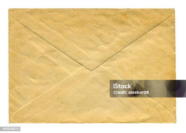 Old Envelope Stock Photo - Download Image Now - Aging Process, Backgrounds, Communication