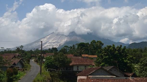 istock Scenic view of countryside againt Merapi Vulcano 1493310214