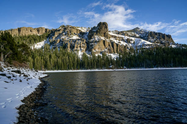 Lake Tahoe in the winter time