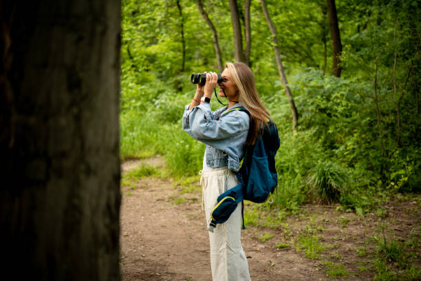 istock Woman is enjoying her vacation in nature 1493315314